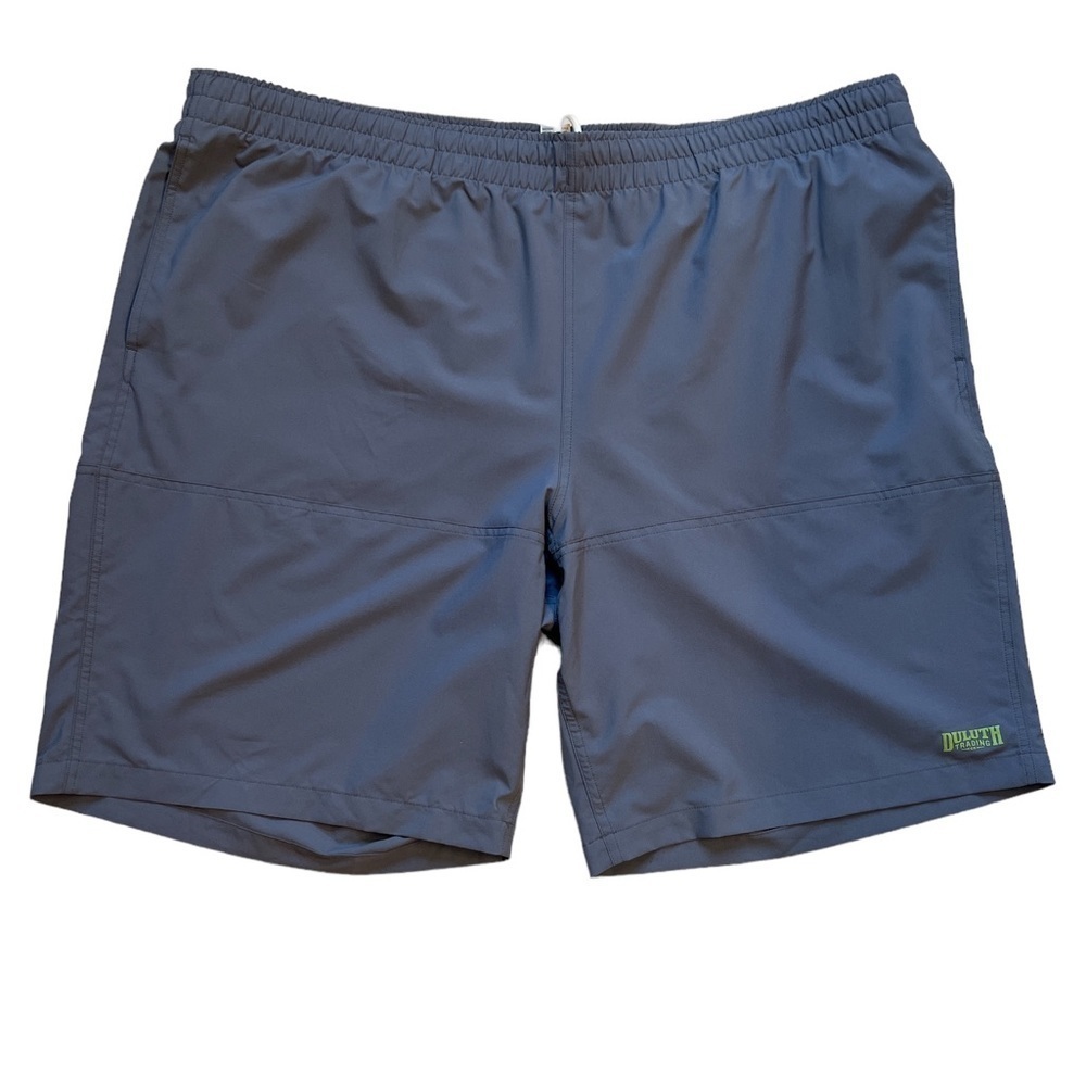 DULUTH TRADING light weight elastic waist nylon/spandex lined Shorts Green 3XL